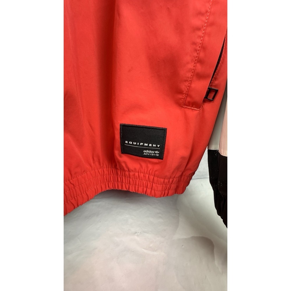 Vintage Adidas Equipment Jacket Men Large Dual Zip Windbreaker Cal Surf - Picture 2 of 8